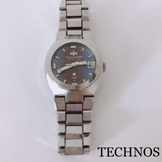 テクノス(TECHNOS)の【中古】テクノス レディ オートマチック アンティーク(腕時計)