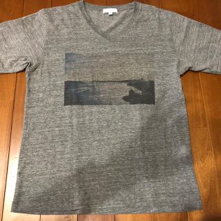 ビューティアンドユースユナイテッドアローズ(BEAUTY&YOUTH UNITED ARROWS)のBEAUTY&YOUTH	グレー	Vネック 半袖カットソー	Size: M(Tシャツ/カットソー(半袖/袖なし))