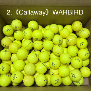 キャロウェイ(Callaway)の《大量特価》86個 Callaway WARBIRD カラーロストボール(その他)