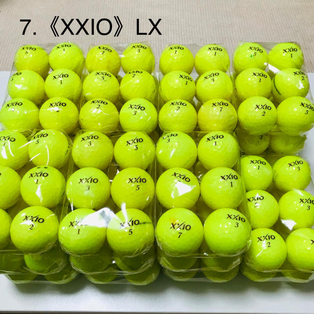 《大量特価》138個 XXIO LX カラー ロストボールスポーツ/アウトドア