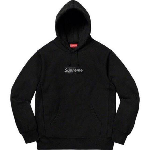 専門店では Supreme - Swarovski Box Logo 25thAnniversary 黒
