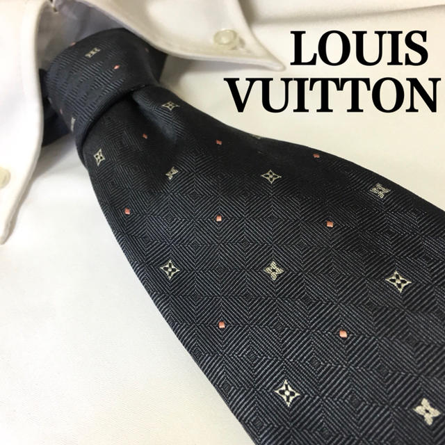 LOUIS VUITTON(ルイヴィトン)のLOUIS VUITTON ルイヴィトン シルク100% ネクタイ メンズのファッション小物(ネクタイ)の商品写真