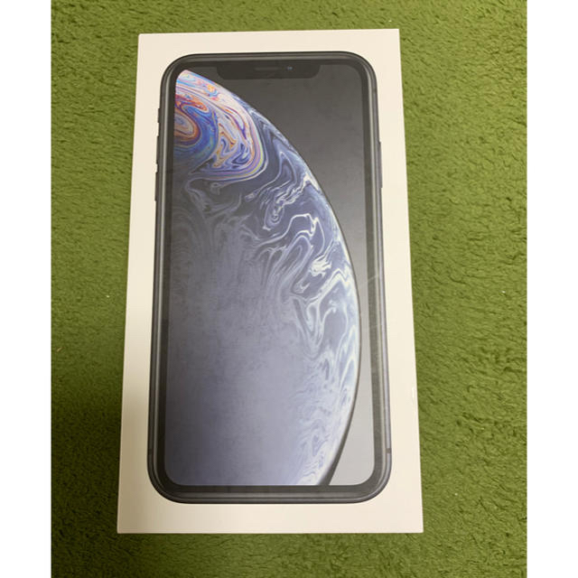 Apple(アップル)の新品未使用 iPhoneXR ブラック 64GB SIMフリー スマホ/家電/カメラのスマートフォン/携帯電話(スマートフォン本体)の商品写真