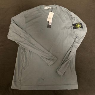 ストーンアイランド(STONE ISLAND)のstone island ロンT グレー ストーンアイランド(Tシャツ/カットソー(七分/長袖))