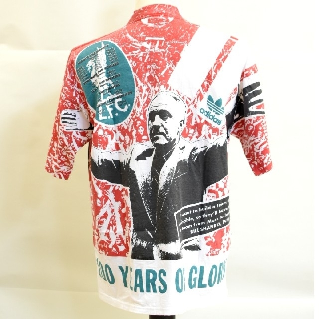 adidas(アディダス)のadidas LIVERPOOL FC クラブ創設100周年記念Tシャツ スポーツ/アウトドアのサッカー/フットサル(記念品/関連グッズ)の商品写真