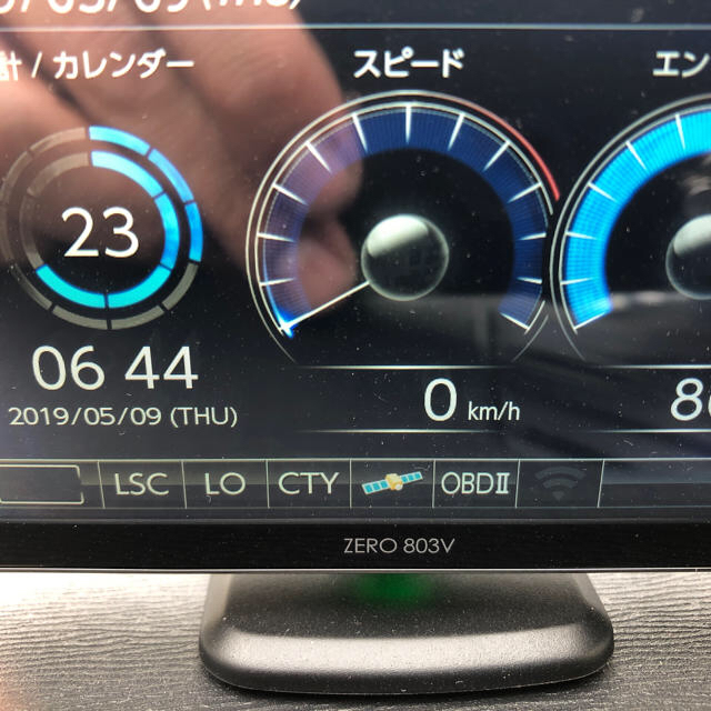 OBD2-R3付き コムテック ZERO803v レーダー探知機