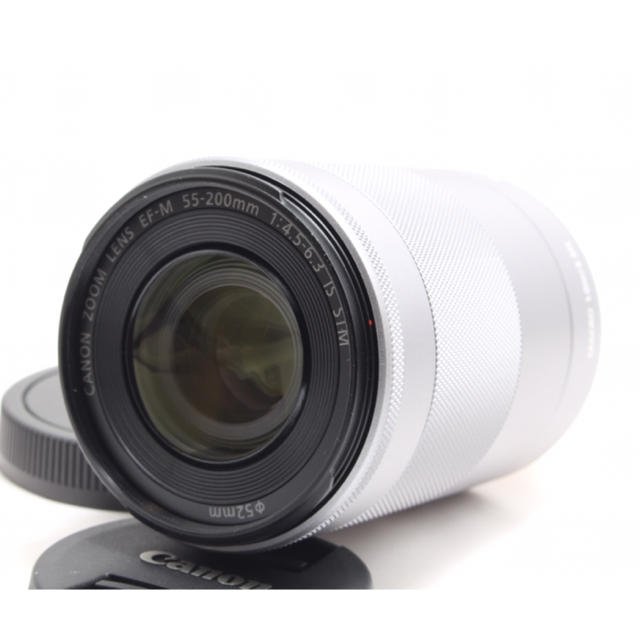 Canon(キヤノン)の✨CANON ミラーレスレンズ✨EF-M 55-200mm  IS STM スマホ/家電/カメラのカメラ(レンズ(ズーム))の商品写真
