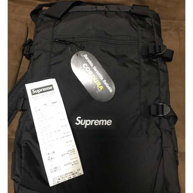 Supreme Tote  Backpack トート バックパック 黒