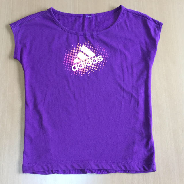 adidas(アディダス)のアディダス adidas ガールズ Tシャツ 130cm キッズ/ベビー/マタニティのキッズ服女の子用(90cm~)(Tシャツ/カットソー)の商品写真