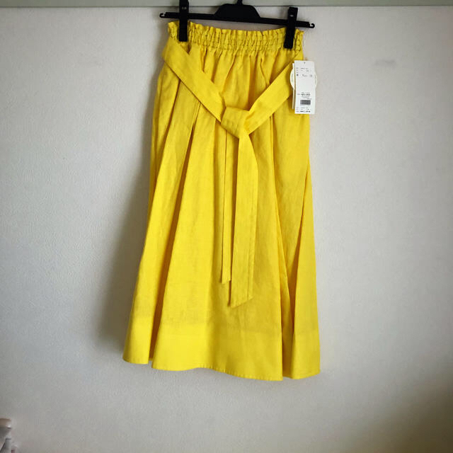 Mila Owen(ミラオーウェン)の新品 リネンフレアスカート レディースのスカート(ロングスカート)の商品写真
