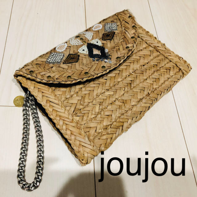 joujou(ジュジュ)の今日まで価格★joujou CLEAR RUBBER クラッチバッグ ★ジュジュ レディースのバッグ(クラッチバッグ)の商品写真