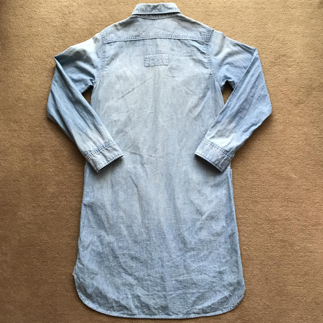 ブラウスDENIM DUNGAREE ロング丈シャツ キッズ 140