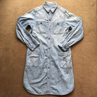 デニムダンガリー(DENIM DUNGAREE)のDENIM DUNGAREE ロング丈シャツ キッズ 140(ブラウス)