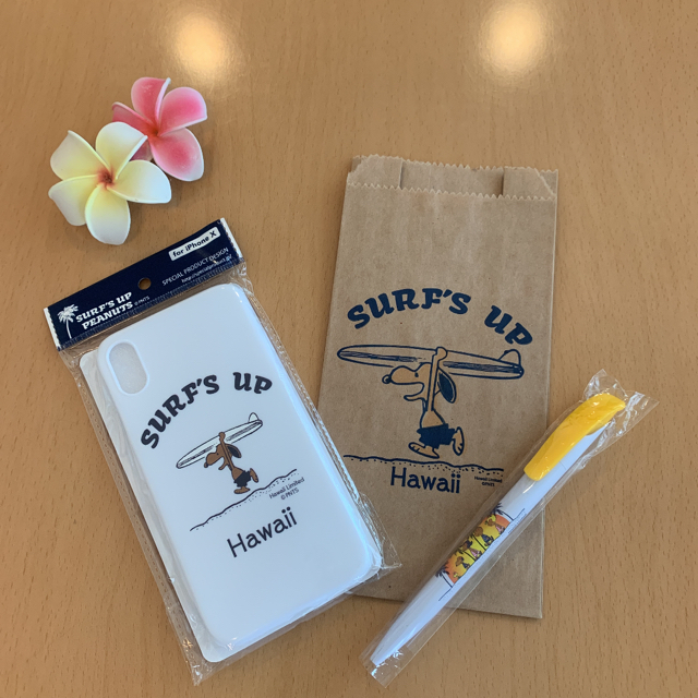 SNOOPY(スヌーピー)の日焼けスヌーピー♡iPhone X ケース♡Hawaii♡MONI♡新品 スマホ/家電/カメラのスマホアクセサリー(iPhoneケース)の商品写真