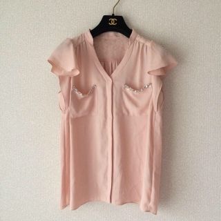 アプワイザーリッシェ(Apuweiser-riche)の美品♡アプワイザーリッシェラッフルシャツ(シャツ/ブラウス(半袖/袖なし))