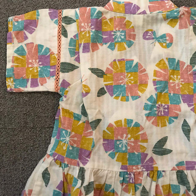 F.O.KIDS(エフオーキッズ)の甚平 女の子 100サイズ キッズ/ベビー/マタニティのキッズ服女の子用(90cm~)(甚平/浴衣)の商品写真