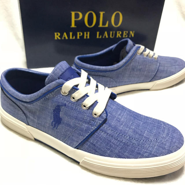 POLO RALPH LAUREN(ポロラルフローレン)のPOLO RALPH LAUREN スニーカー/ L.Blu 27.5 メンズの靴/シューズ(スニーカー)の商品写真