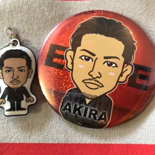 エグザイル(EXILE)のEXILE AKIRA 缶バッジ•クリーナーセット(レア)(その他)