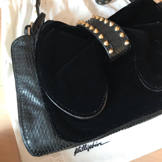 3.1 Phillip Lim スタッズ パイソン ベロア バッグ