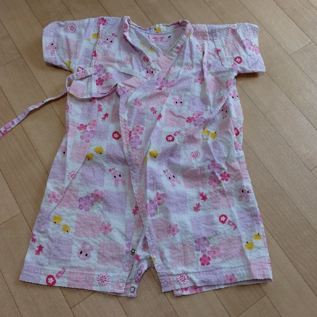 HOT BISCUITS(ホットビスケッツ)のミキハウス　甚平 キッズ/ベビー/マタニティのキッズ服女の子用(90cm~)(甚平/浴衣)の商品写真