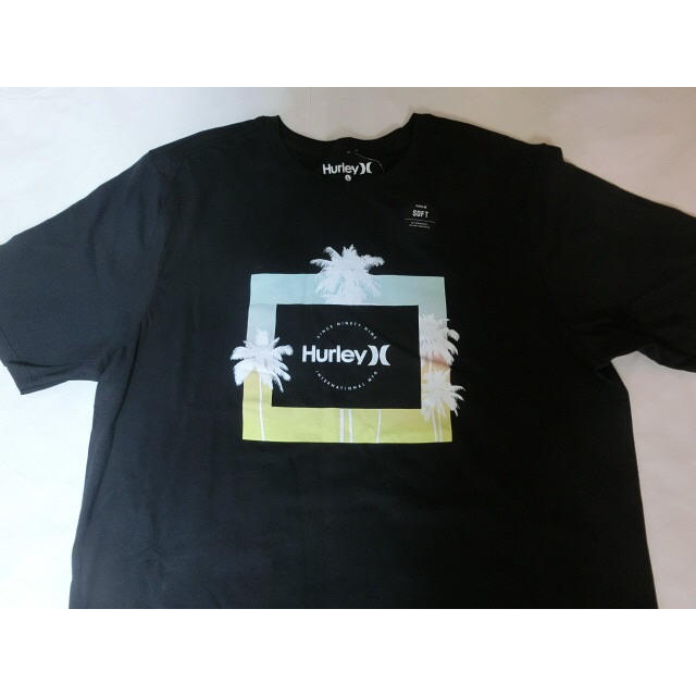 Hurley(ハーレー)の【Hurley】ヤシの木 南国風プリントTシャツUS L メンズのトップス(Tシャツ/カットソー(半袖/袖なし))の商品写真