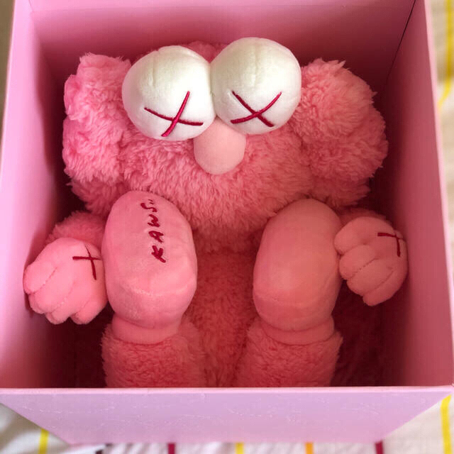 Kaws BFF Plush Pink