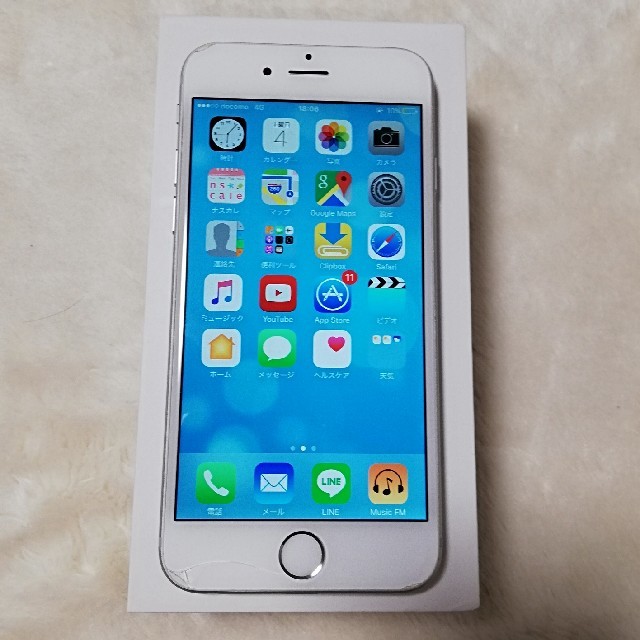 シルバーROMメモリiPhone6 docomo 16GB