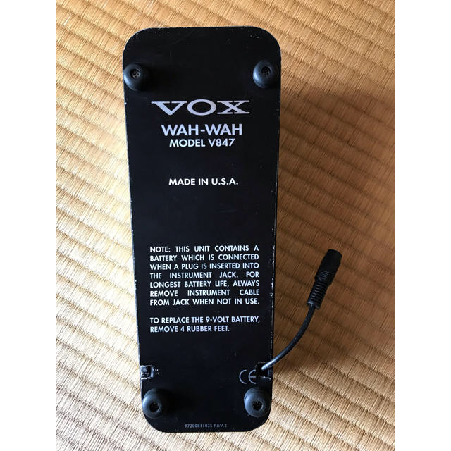 VOX(ヴォックス)のVOX  ワウペダル 楽器のギター(エフェクター)の商品写真