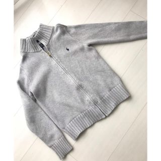 ポロラルフローレン(POLO RALPH LAUREN)のラルフローレン キッズ 140cm グレー コットンニットジャケット フルジップ(ジャケット/上着)