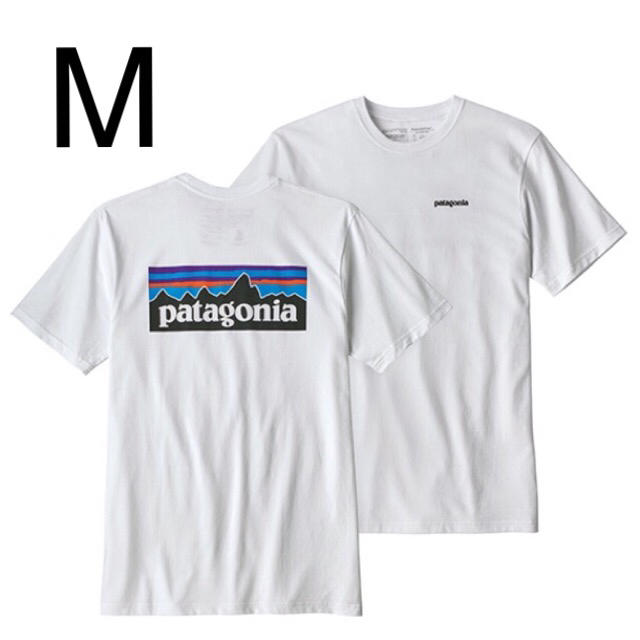 最新2019 パタゴニア Tシャツ Mサイズ 新品未使用品 White