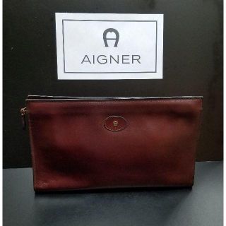 アイグナー(AIGNER)のアイグナー(ドイツ製)の高級本革セカンドバッグを1個ですがこの価格で！(セカンドバッグ/クラッチバッグ)