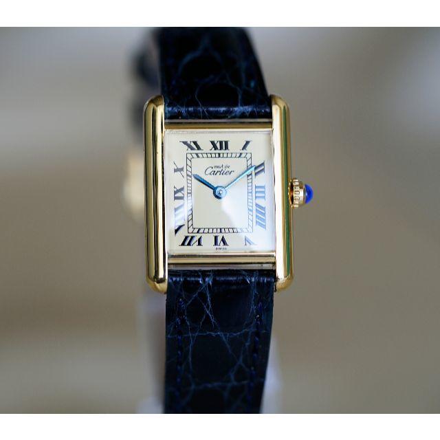 Cartier(カルティエ)の美品 カルティエ マスト タンク アイボリー SM Cartier レディースのファッション小物(腕時計)の商品写真