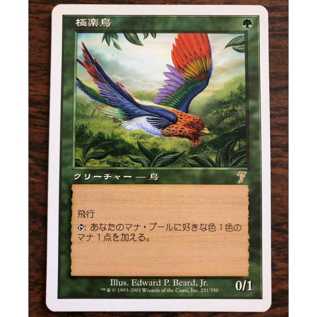 マジック：ザ・ギャザリング(マジックザギャザリング)のMTG 極楽鳥 エンタメ/ホビーのトレーディングカード(シングルカード)の商品写真