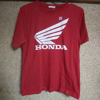 ジーユー(GU)のGU💫150HONDAキッズTシャツレッド(Tシャツ/カットソー)