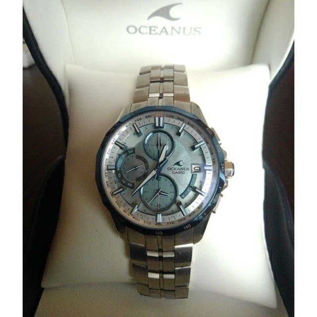 時計CASIO　OCEANUS　Manta　OCW-S3000P　白蝶貝使用　極美品