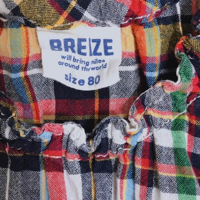 BREEZE(ブリーズ)のBREEZE ワンピース 80 キッズ/ベビー/マタニティのベビー服(~85cm)(ワンピース)の商品写真