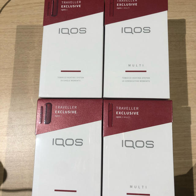 IQOS(アイコス)のiQOS3 ＋ iQOS multi アイコス 空港限定 ラディアントレッド メンズのファッション小物(タバコグッズ)の商品写真
