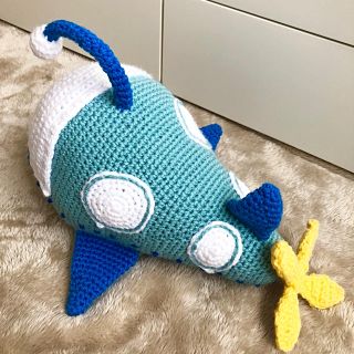 ハンドメイド あみぐるみ お魚潜水艦