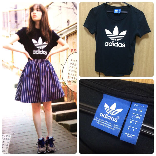 adidas(アディダス)のadidas❤︎ロゴTシャツ レディースのトップス(Tシャツ(半袖/袖なし))の商品写真