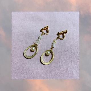 ロキエ(Lochie)のstone pearl earring(イヤリング)