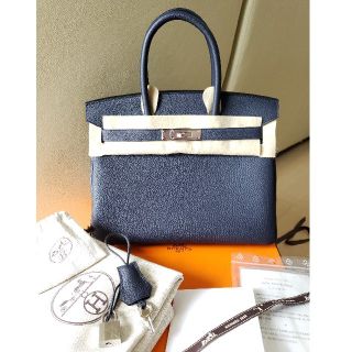 エルメス(Hermes)のはん様専用 新品☆ エルメス  バーキン30  ブルーニュイ(ハンドバッグ)