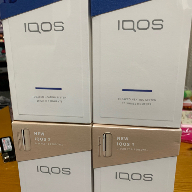 iQOS3 ゴールド2台 ブルー2台 計4台セット 新品未開封 アイコス 本体