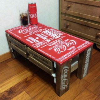 cokeオシャレテーブル(ローテーブル)