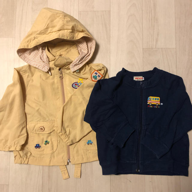 mikihouse(ミキハウス)のミキハウス 90サイズ ウィンドブレーカー キッズ/ベビー/マタニティのキッズ服男の子用(90cm~)(ジャケット/上着)の商品写真