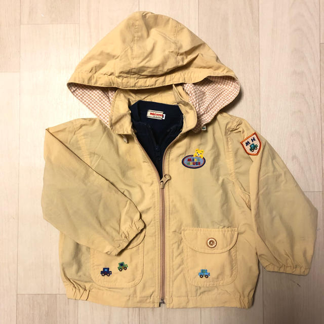 mikihouse(ミキハウス)のミキハウス 90サイズ ウィンドブレーカー キッズ/ベビー/マタニティのキッズ服男の子用(90cm~)(ジャケット/上着)の商品写真