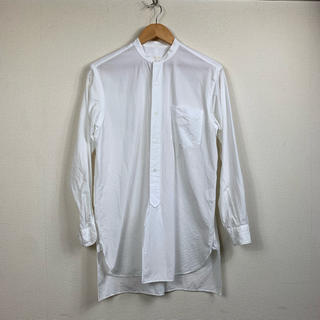 コモリ(COMOLI)の日本製 コモリ comoli  バンドカラー シャツ 白 size 1(シャツ)