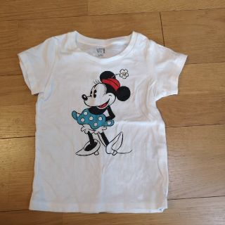 ユニクロ(UNIQLO)のsize100　ユニクロ　ミニー　Tシャツ(Tシャツ/カットソー)