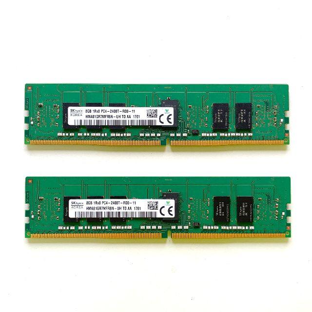 Hynix DDR4 2400T-RD0-11 8GB×2枚 計16GB