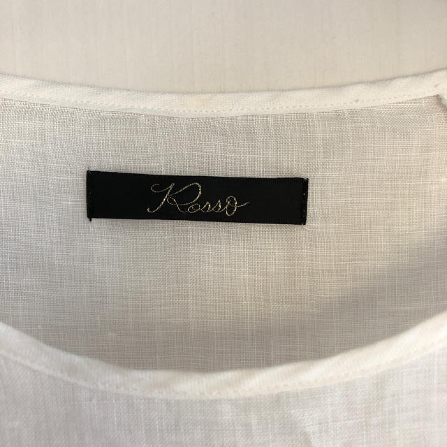 ROSSO(ロッソ)のRosso(アーバンリサーチ)＊リネンブラウス レディースのトップス(シャツ/ブラウス(半袖/袖なし))の商品写真