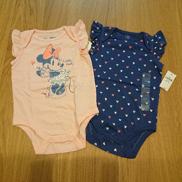 babyGAP(ベビーギャップ)の新品☆80 ベビーギャップ ロンパース 2点セット キッズ/ベビー/マタニティのベビー服(~85cm)(ロンパース)の商品写真